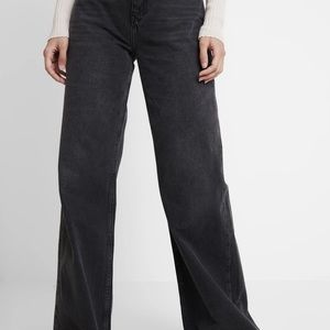 Gap Wide Leg Sky High Black Jeans
